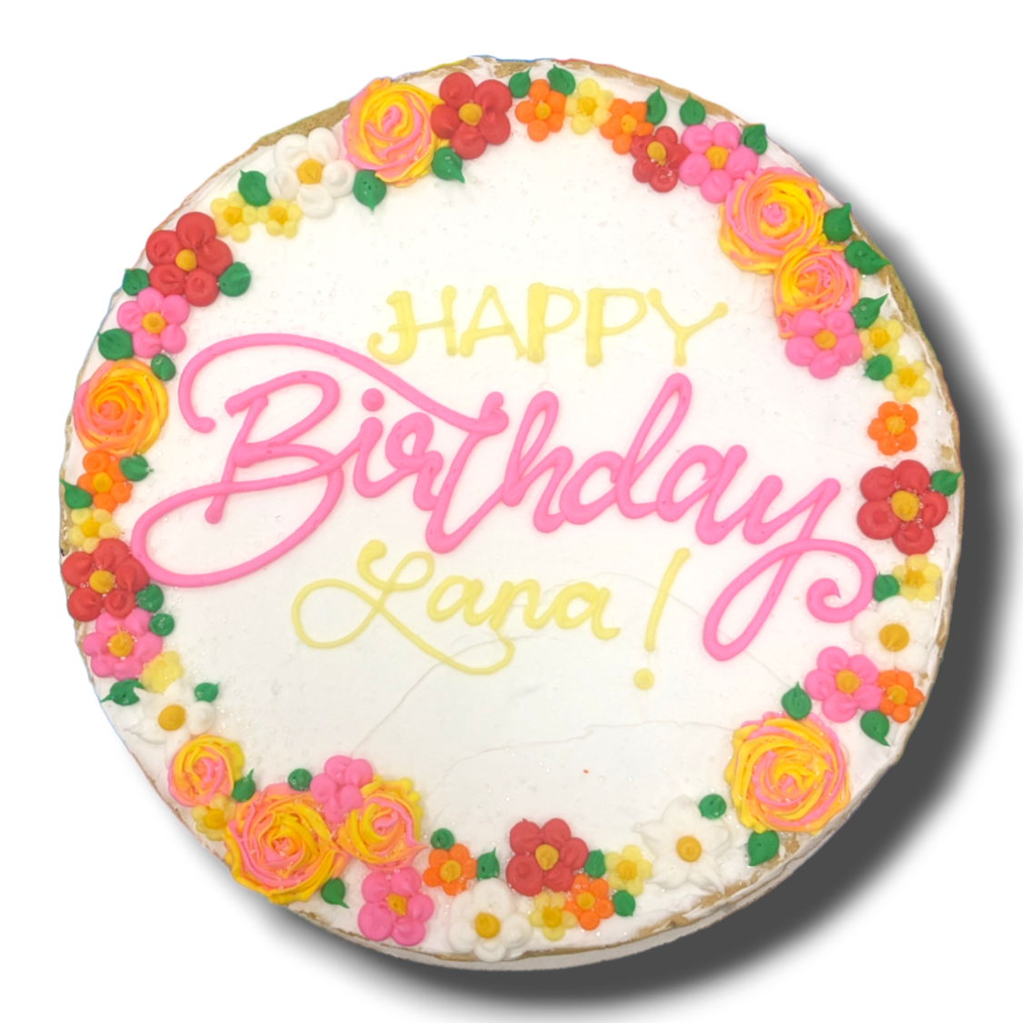 Customized Cookie Cake Eileen's Cookies Highlands Ranch